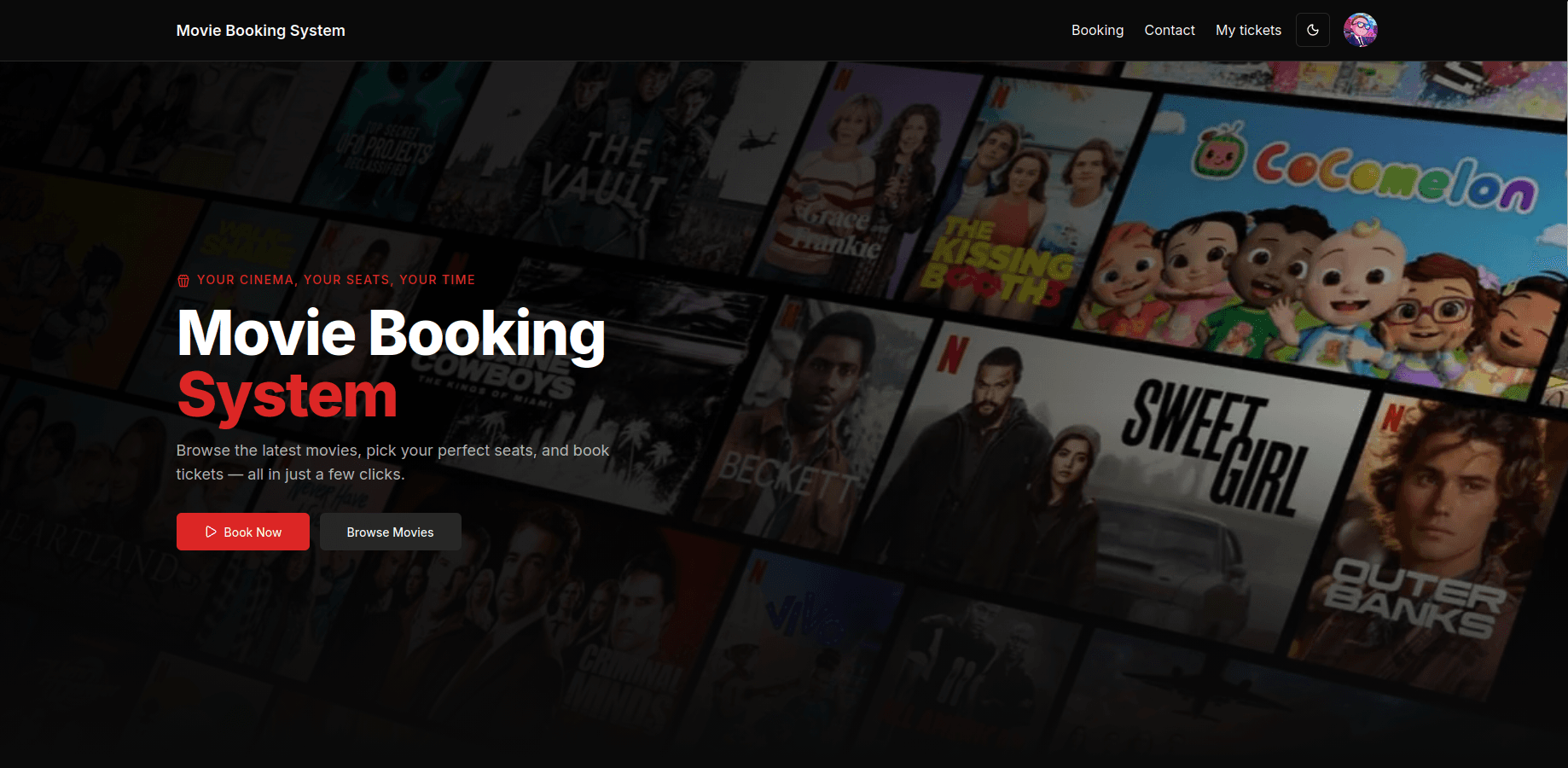 Landing Page Screenshot